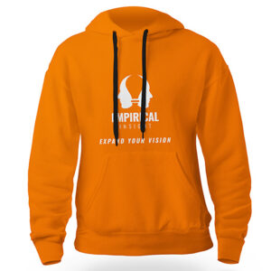 Orange Hoodie with Empirical Insight Logo